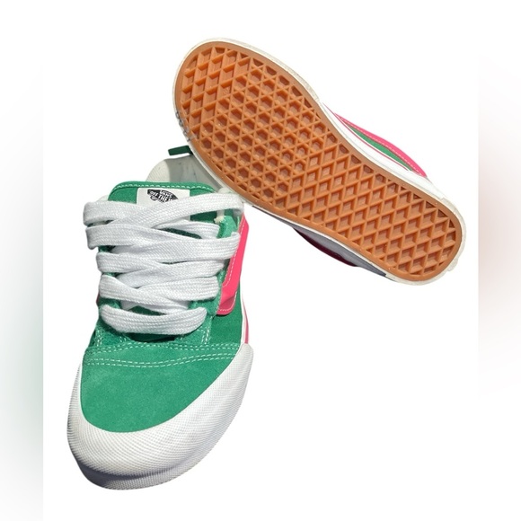 Vans Green and Pink Retro Sneakers - Picture 5 of 5